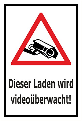 Melis-Folienwerkstatt Aufkleber - Laden videoüberwacht - 15x10cm – S00349-027-A 20 VAR Melis-Folienwerkstatt Aufkleber - Laden videoüberwacht - 15x10cm – S00349-027-A 20 VAR von Melis-Folienwerkstatt
