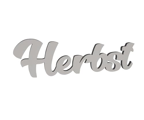 Melis Deko-Schriftzug Herbst aus Holz in weiß – 30cm von Melis