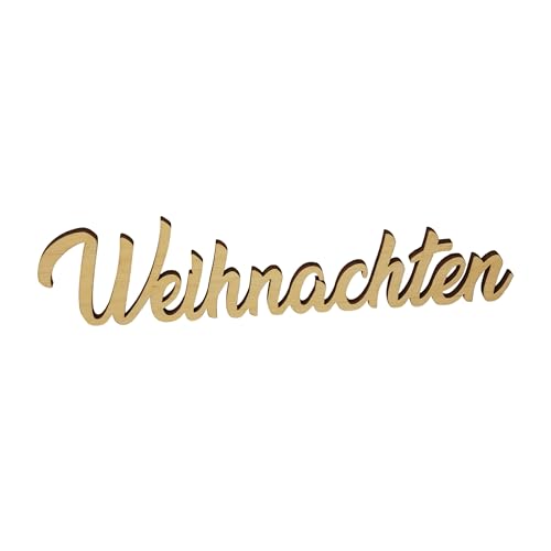 Melis Deko-Schriftzug Weihnachten – Weihnachts-deko aus Holz – 30cm von Melis