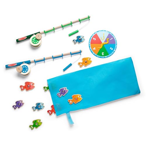 Melissa & Doug Hölzernes Fischefang - Und Zahlenspiel | Lernspielzeug | Zählen Spiel für Kinder | 3+ | Geschenk für Jungen oder Mädchen - FSC zertifizierte von Melissa & Doug