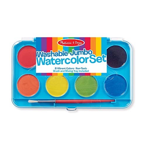 Melissa & Doug Jumbo Watercolor Set (8 colors) (Kunst und Handwerke Aquarell) von Melissa & Doug