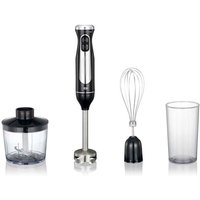 600 w stabmixer set mit zerkleinerer schneebesen schwarz von Melissa