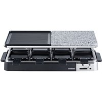 Melissa - Raclette-Grill 16300027, 1300 w, mit Steinplatte, 8 Pfannen, schwarz von Melissa