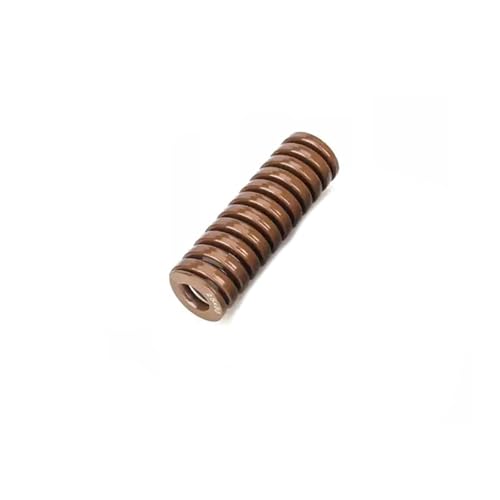 1 Stücke Form Sterben Frühling Spirale Stanzen Kompression Quellen OD 6mm ID 3mm L20-300mm D 0,7 Zu 1,2mm(L 60mm,Brown (1Pcs)) von Melitare