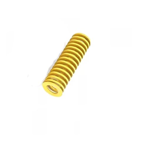1 Stücke Form Sterben Frühling Spirale Stanzen Kompression Quellen OD 6mm ID 3mm L20-300mm D 0,7 Zu 1,2mm(L 65mm,Yellow (1Pcs)) von Melitare