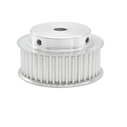 1 stück 5M40T Zahnriemenscheibe, kreisförmige Zahnteilung, 5 mm Bohrung, 10–20 mm, Riemenscheibe aus Legierung, BF&K-Form, Zahnriemenbreite 15/20 mm, 40 Zähne, 40 T(14x5x2.3 mm,1pc Belt Width 25 mm) von Melitare