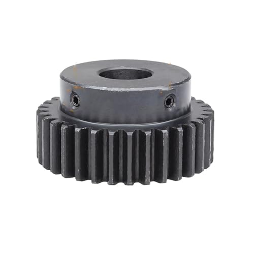 1 stück Motorgetriebe 2M 34T Teilung 6,28 Mm Bohrung 10/12mm Zahnrad Schwärzung SC45#Kohlenstoffstahl Material Zähne Höhe 20mm 2M34Teeth(19X6X2.8 mm) von Melitare