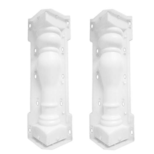 Melitt 60 x 14 cm Römische Säulenform Balkon Pool Zaun Zement Geländer Gips Betonform Säulenform Schutzschiene von Melitt