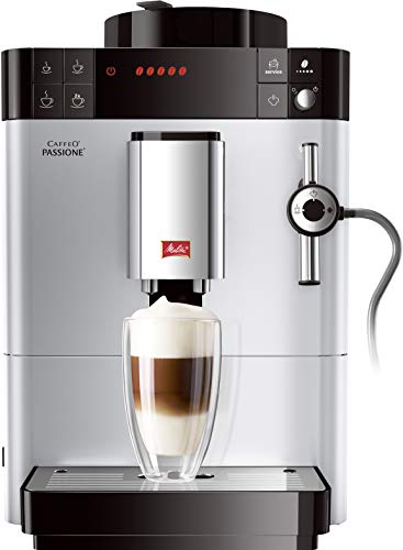 Melitta Caffeo Passione F530-101, Kaffeevollautomat mit Auto-Cappuccinatore-System, Silber von Melitta