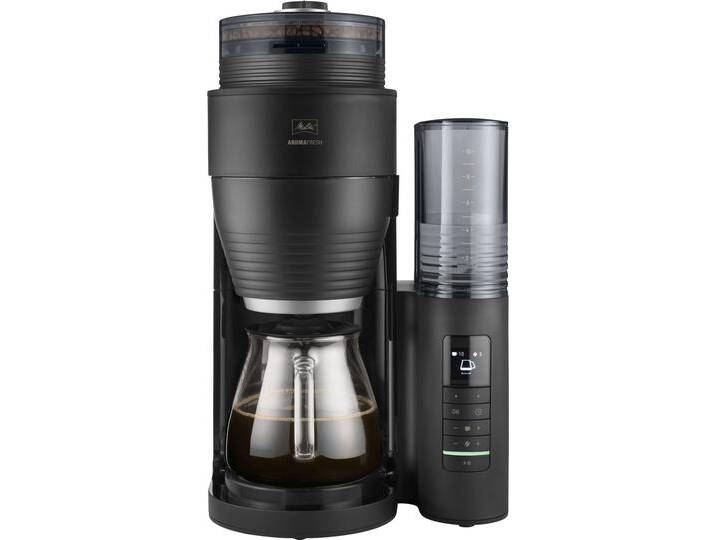 MELITTA Kaffeemaschine mit Mahlwerk AromaFresh Pro X 1030-02 , silber (schwarz, silber), 1,25 l, 10 Tasse(n), Kaffeemaschinen von Melitta