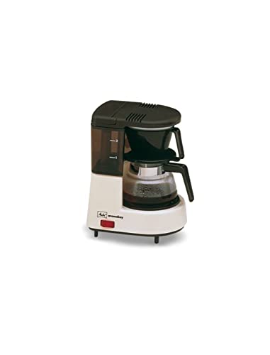 Melitta Aromaboy - kleine Filterkaffeemaschine - mit Glaskanne - 2 Tassen - Beige/Braun (1015-03) von Melitta