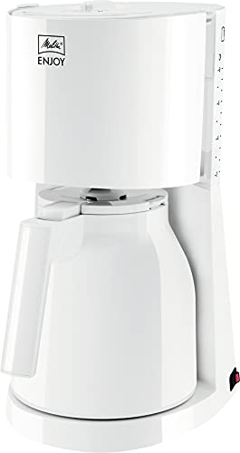 Melitta Enjoy - Filterkaffeemaschine - mit Thermokanne - Tropfstopp - 8 Tassen - Weiß (1017-05) von Melitta