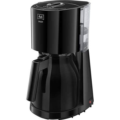 Melitta Enjoy Therm - Filterkaffeemaschine - mit Thermokanne - Tropfstopp - 8 Tassen - Schwarz (1017-06) von Melitta