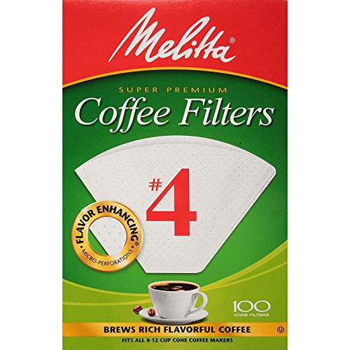 Melitta 624102 Cone Kaffeefilter Nr. 4-100 Count von Melitta