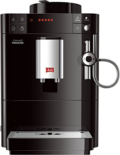 Melitta 6708764 Caffeo Passione F530-102, Kaffeevollautomat mit Auto-Cappuccinatore-System, Schwarz von Melitta