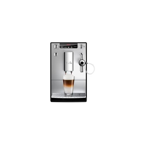 Melitta Caffeo Solo & Perfect Milk - Kaffeevollautomat - mit Milchsystem - Milchaufschäumer - 3-stufig einstellbare Kaffeestärke - Silber (E957-103) von Melitta