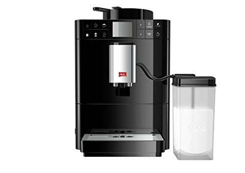 Melitta Caffeo Varianza CSP F570-102, Kaffeevollautomat mit Milchbehälter, One Touch Funktion, 1,2l, Schwarz von Melitta