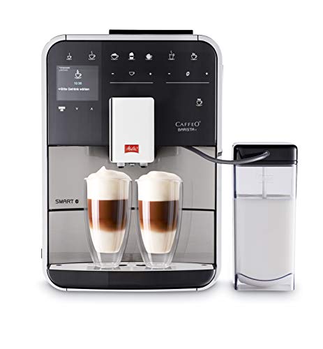 Melitta F840-100 Barista T Smart Kaffeevollautomat, 1450, steel, 1.8 liters, edelstahl/schwarz von Melitta