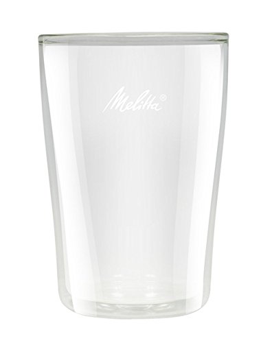 Melitta Glas-Set, Latte-Macchiato-Gläser, 2 Stück, Doppelwandig, Borosilikatglas, 200 ml, 212910 von Melitta