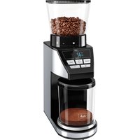 Melitta Kaffeemühle "Calibra 1027-01 schwarz-Edelstahl" 160 W Kegelmahlwerk 375 gBohnenbehälter von Melitta