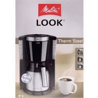 Melitta Look IV Kaffeemaschine Schwarz Fassungsvermögen Tassen=8 Isolierkanne von Melitta