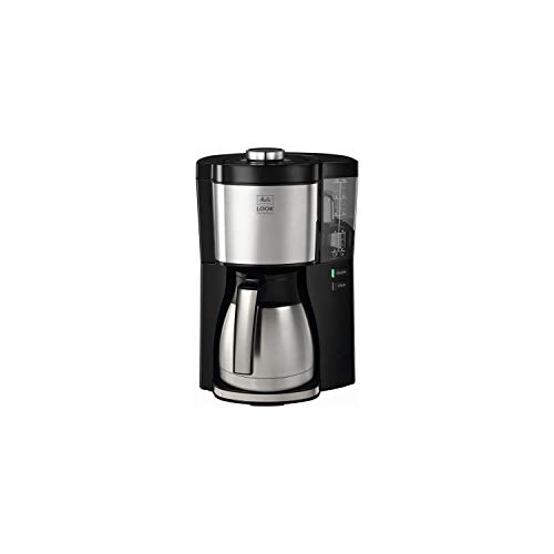 Melitta Look Therm Perfection - Filterkaffeemaschine - mit Thermokanne - Tropfstopp - 10 Tassen - Schwarz (1025-16) von Melitta