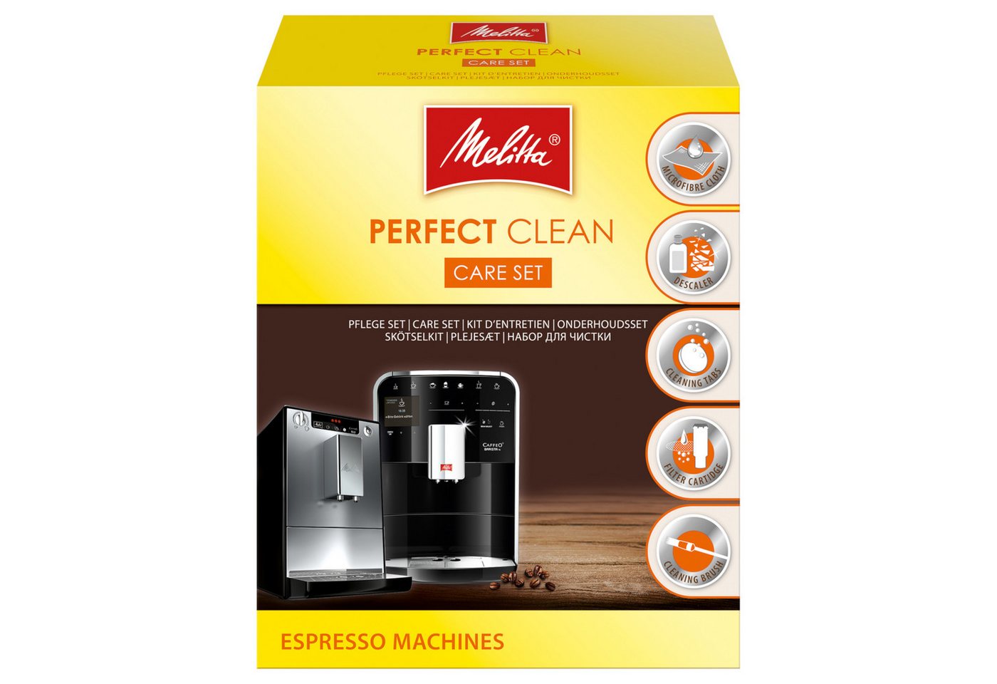 Melitta Perfect Clean PflegeSet für Kaffeevollautomaten Wartungskit Melitta Perfect Clean PflegeSet für Kaffeevollautomaten Wartungskit von Melitta