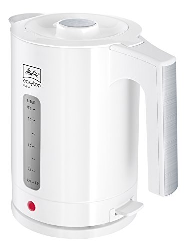 Melitta Wasserkocher, Easy Top Aqua 1,7 Liter, 2.400 Watt, Weiß/Edelstahl 1016-03 von Melitta