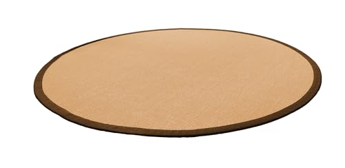 Astra Sisalteppich Manaus - 100% Naturfaser Teppich aus Sisal, robust & rutschfest, fußbodenheizungsgeeignet, ideal für Wohnzimmer, Flur & Büro Chablis/Coffee Rund 160cm Astra Sisalteppich Manaus - 100% Naturfaser Teppich aus Sisal, robust & rutschfest, fußbodenheizungsgeeignet, ideal für Wohnzimmer, Flur & Büro Chablis/Coffee Rund 160cm von Melius Vivere