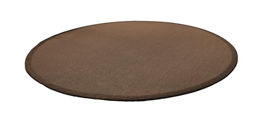 Astra Sisalteppich Manaus - 100% Naturfaser Teppich aus Sisal, robust & rutschfest, fußbodenheizungsgeeignet, ideal für Wohnzimmer, Flur & Büro Kaffee/Graphit Rund 250cm Astra Sisalteppich Manaus - 100% Naturfaser Teppich aus Sisal, robust & rutschfest, fußbodenheizungsgeeignet, ideal für Wohnzimmer, Flur & Büro Kaffee/Graphit Rund 250cm von Melius Vivere