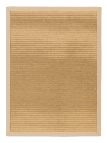 Astra Sisalteppich Manaus - 100% Naturfaser Teppich aus Sisal, robust & rutschfest, fußbodenheizungsgeeignet, ideal für Wohnzimmer, Flur & Büro hanf/Sahara 65x140cm Astra Sisalteppich Manaus - 100% Naturfaser Teppich aus Sisal, robust & rutschfest, fußbodenheizungsgeeignet, ideal für Wohnzimmer, Flur & Büro hanf/Sahara 65x140cm von Melius Vivere
