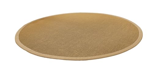Astra Sisalteppich Manaus - 100% Naturfaser Teppich aus Sisal, robust & rutschfest, fußbodenheizungsgeeignet, ideal für Wohnzimmer, Flur & Büro hanf/Sahara Rund 350cm Astra Sisalteppich Manaus - 100% Naturfaser Teppich aus Sisal, robust & rutschfest, fußbodenheizungsgeeignet, ideal für Wohnzimmer, Flur & Büro hanf/Sahara Rund 350cm von Melius Vivere