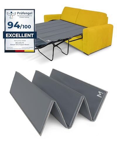 Meliusly SleeperSaver Schwerlast-Sofa-Stützbrett (48 x 60 cm – Queen-Size-Größe), verstärktes Holz, ausziehbare Couch-Matratzenbrett, SleeperSaver von Meliusly
