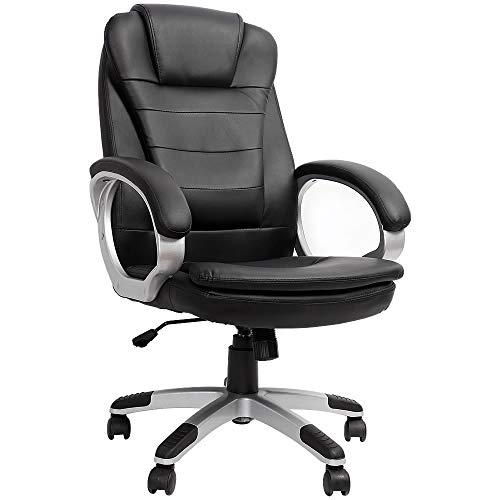 Melko Gamingstuhl Ergonomischer Bürostuhl in Schwarz Office Racing Stuhl Schreibtischstuhl Chefsessel Gaming Sessel Gamer Stuhl Racer Sportsitz Drehstuhl PC Chair Gaming Chair von Melko