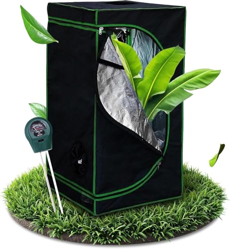 Melko - Growbox 120x90x145cm Set mit 3-in-1 Messgerät - Licht- & wasserdichtes Growzelt extrafestem Stoff mit reflektierender Innenfolie - Growtent Zuchtzelt für Hydrokulturen zur Pflanzenzucht von Melko