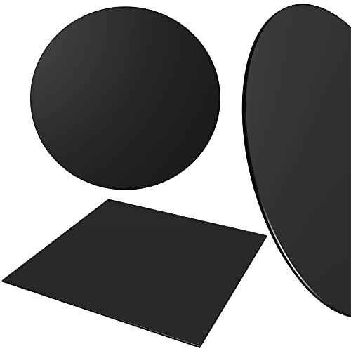 Melko Kaminglas Tischplatte Bodenplatte Funkenschutz ESG Sicherheitsglas Schwarz ver. Größen & Formen Glasplatte Ofenglas Kaminplatte (Rechteckig, 120x65cm) von Melko