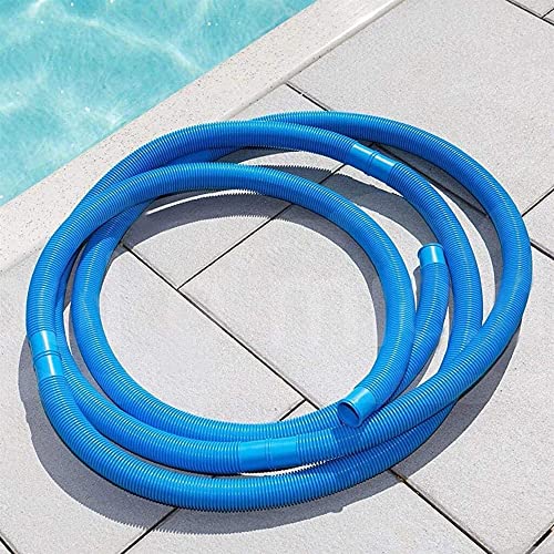 Melko Poolschlauch Ø32mm Schlauch 9,9m Schwimmbadschlauch Blau Saugschlauch Flexschlauch Spiralschlauch Schwimmbad Pool Teich von Melko