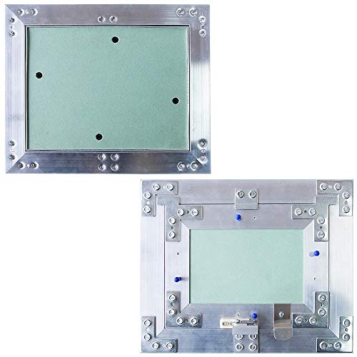 Melko Revisionsklappe mit Druckverschluss aus Gipskarton und Aluminium - Grün - 60 x 60 cm - perfekt für Heizung und Co. Melko Revisionsklappe mit Druckverschluss aus Gipskarton und Aluminium - Grün - 60 x 60 cm - perfekt für Heizung und Co. von Melko