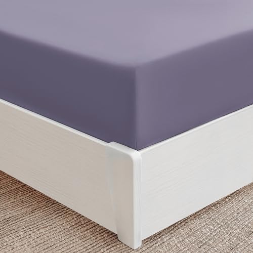 Mellanni Spannbettlaken 180x200 - Weich, Knitterfrei, Rundum Elastisch - (180x200 cm, Lavendel) von Mellanni