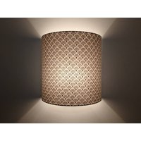 Art Deco Stoff Halbkreis Wandleuchte Fächer Grau Art Deco Stoff Halbkreis Wandleuchte Fächer Grau von Mellelumiere