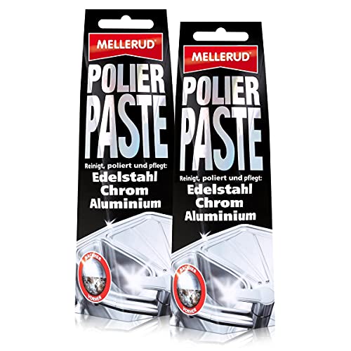 2x Mellerud Polierpaste für Edelstahl, Chrom und Aluminium 150 ml Tube 2x Mellerud Polierpaste für Edelstahl, Chrom und Aluminium 150 ml Tube von Mellerud