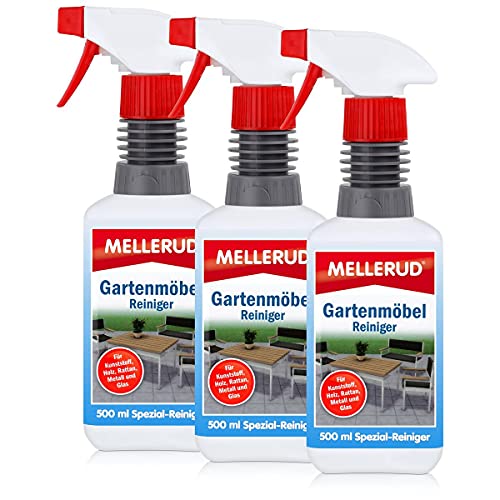 3x Mellerud Gartenmöbel Reiniger 500 ml - für intensive Sauberkeit von Mellerud