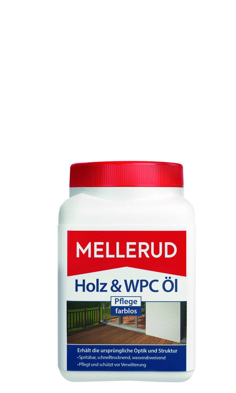 Holz und WPC Pflege-Öl 750ml von Mellerud