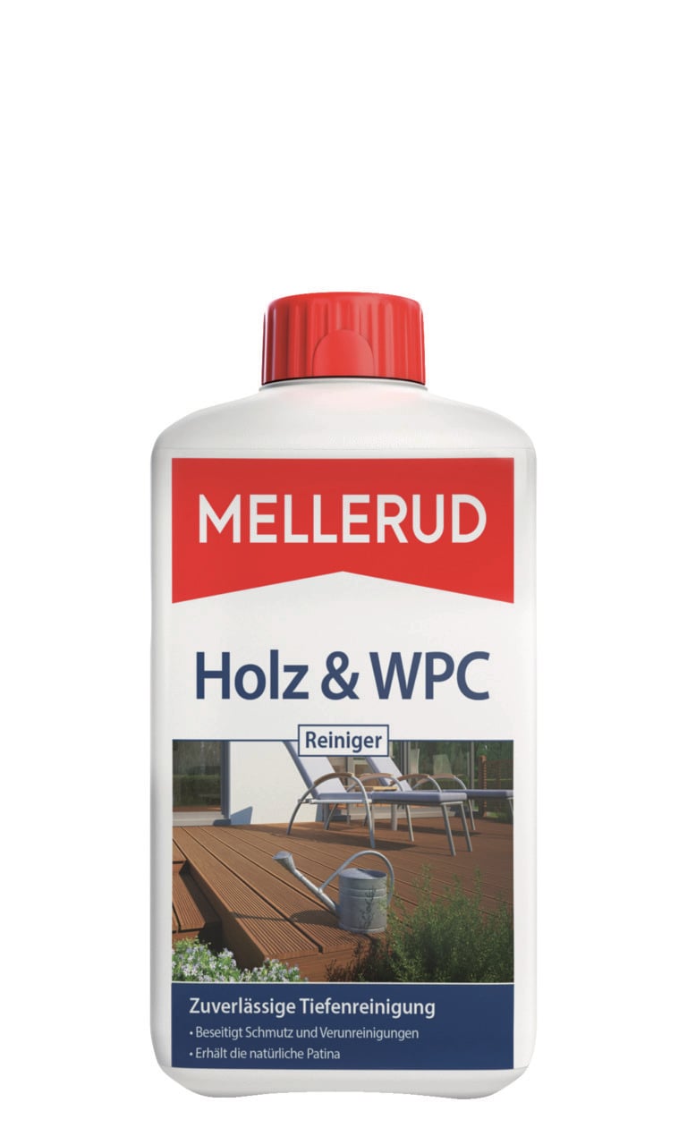 Holz und WPC Reiniger 1,0l Holz und WPC Reiniger 1,0l von Mellerud