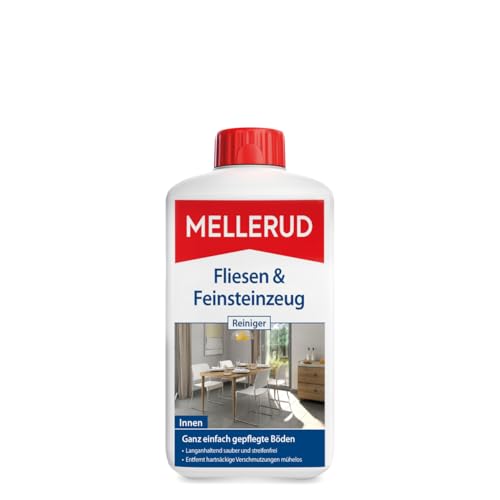 MELLERUD Feinsteinzeug Reiniger | 1 x 1 l | Zuverlässiges Mittel zum Entfernen von fettigen und hartnäckigen Verschmutzungen von Mellerud