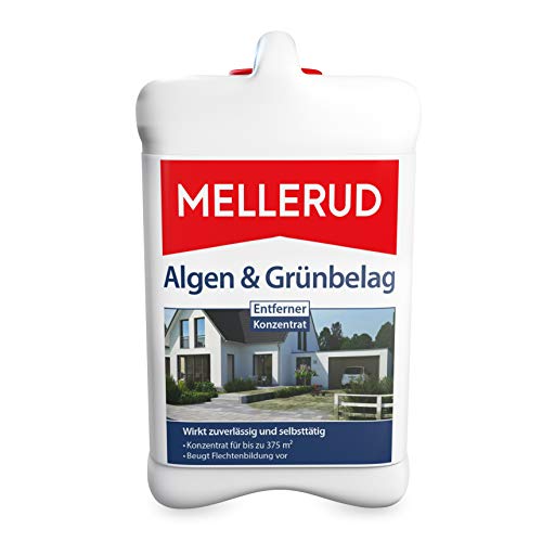 MELLERUD Algen & Grünbelag Entferner | 1 x 2,5 l | Effizientes Reinigungsmittel zum Entfernen von Algen und Grünbelag von Mellerud