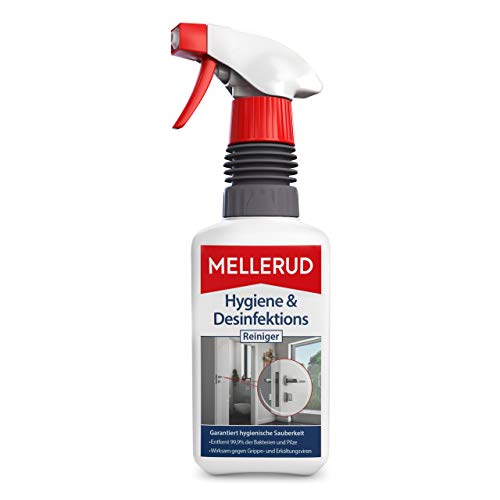 MELLERUD Hygiene & Desinfektions Reiniger – Effizientes Spray zur Reinigung und Desinfektion von allen Oberflächen im Haushalt – 1 x 0,5 l MELLERUD Hygiene & Desinfektions Reiniger – Effizientes Spray zur Reinigung und Desinfektion von allen Oberflächen im Haushalt – 1 x 0,5 l von Mellerud