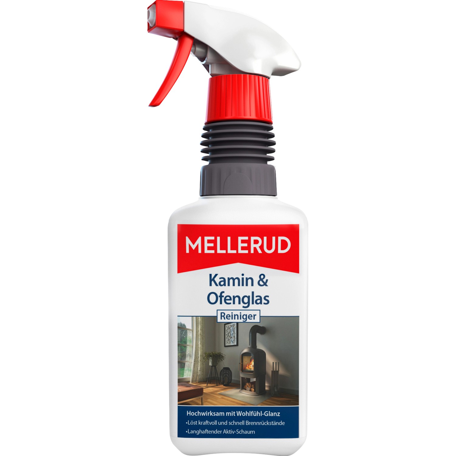 Mellerud Kamin- und Ofenglasreiniger 0,5 l (Sprühpistole) von Mellerud