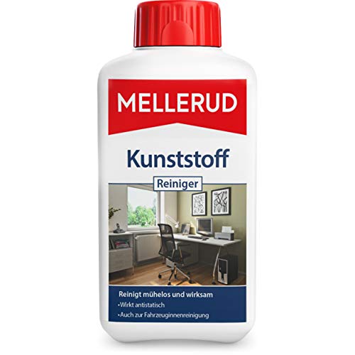 MELLERUD Kunststoff Reiniger | 1 x 0,5 l | Wirkungsvolles Mittel gegen hartnäckige Verschmutzungen auf Allen Kunststoffoberflächen von Mellerud