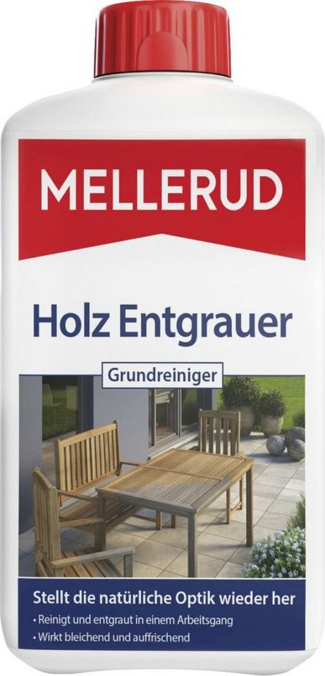 Mellerud Mellerud Holz Entgrauer Grundreiniger 1,0 L Holzpflegeöl von Mellerud